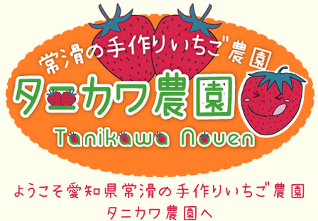 常滑の手作りいちご農園　タニカワ農園　ようこそ